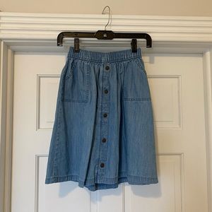 Chambray skirt